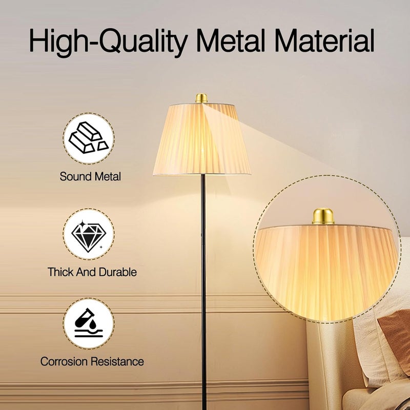 Dirvcp 2Pcs Retro Lampshade Decorative Lampshade Nuts with Double Threaded Screws, Suitable for 3/8 Inches and 1/4-27 Inches (Gold) - Image 5